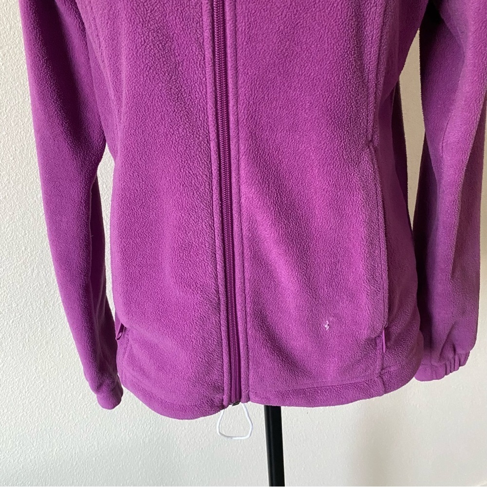 Columbia women’s s zip down purple sweater shirt size S - Picture 13 of 16